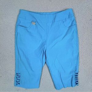 LULU-B WOMENS SHORTS SIZE 8 TURQUOISE